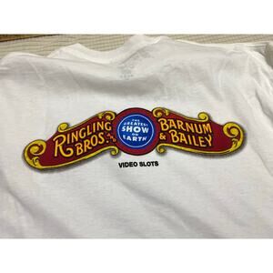 Ringling Bros and Barnum & Bailey Circus Video Slots Shirt Adult Size Large